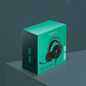 Heatz Wired Headphone ZG28 Black - سماعة رأس سلكية Heatz ZG28 باللون الأسود